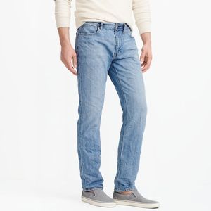 J. Crew Sutton straight fit jeans in light wash